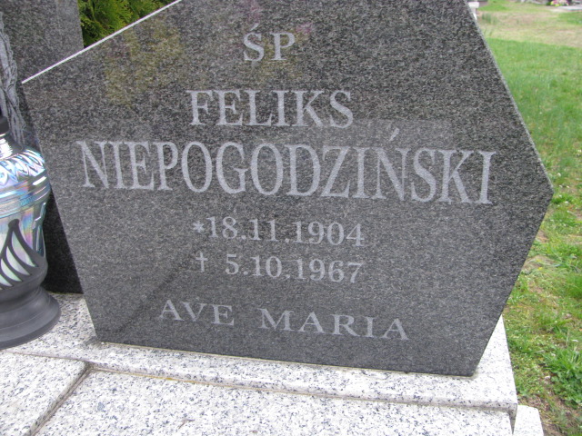 Feliksa Niepogodzińska 1910 Polubicze Wiejskie - Grobonet - Wyszukiwarka osób pochowanych